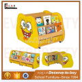 Cartoon Design Study Room Furniture Bookshelves For Children